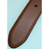 NOS NEW 34-36 M Tommy Hilfiger Reversible Leather Belt Brown/Tan Adjustable Silver Tone Buckle