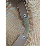 Brookstone Straw Sun Safari Hat Pith Jungle Jumanji Costume Lion Tamer Traveler Halloween Vintage 91785 USA