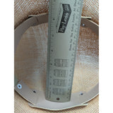 Brookstone Straw Sun Safari Hat Pith Jungle Jumanji Costume Lion Tamer Traveler Halloween Vintage 91785 USA