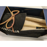 NEW Size 12 Black Polo Ralph Lauren Men's Faux Suede Slippers Memory Foam NIB Moccasin MOC