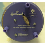 Kristi Yamaguchi 2002 Hallmark 1992 Winter Olympics Medalist Musical Snow Globe Ice Skating Skater Limited Edition