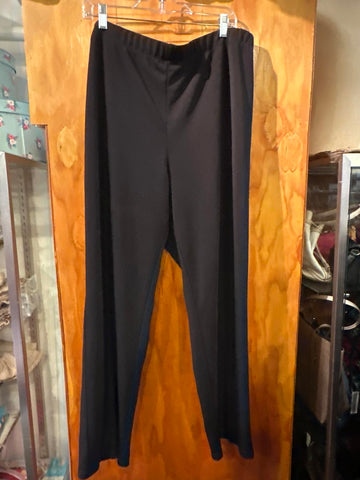 2XL Susan Graver Pants straight leg - Black