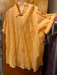 30/32 5X Avenue The Pacific Shirt Linen blend Light Orange Casual Button-Up