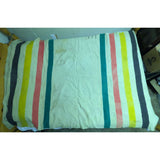 AS-IS 58x88 Early's Witney 4 Point Stripe Trapper Blanket England Pure Wool Woolen Throw Vintage