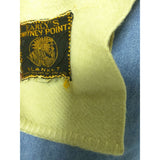 AS-IS 58x88 Early's Witney 4 Point Stripe Trapper Blanket England Pure Wool Woolen Throw Vintage