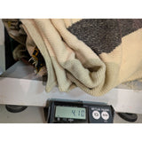 AS-IS 58x88 Early's Witney 4 Point Stripe Trapper Blanket England Pure Wool Woolen Throw Vintage
