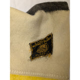 AS-IS 58x88 Early's Witney 4 Point Stripe Trapper Blanket England Pure Wool Woolen Throw Vintage
