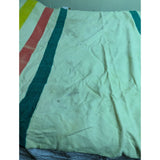 AS-IS 58x88 Early's Witney 4 Point Stripe Trapper Blanket England Pure Wool Woolen Throw Vintage