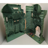 1980s Castle SHELL ONLY Grayskull He-Man Masters Of The Universe Green Plastic MOTU