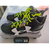 16 Men's Under Armour UA Crusher RM Black White Football Cleats Synthetic 1286600-001 Lightweight