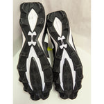16 Men's Under Armour UA Crusher RM Black White Football Cleats Synthetic 1286600-001 Lightweight