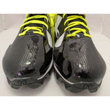 16 Men's Under Armour UA Crusher RM Black White Football Cleats Synthetic 1286600-001 Lightweight