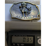 EO-5127 1978 Buckle Arizona J Lunge Morning Kachina The Great American Buckle Co. Solid Brass Native American