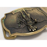 EO-5127 1978 Buckle Arizona J Lunge Morning Kachina The Great American Buckle Co. Solid Brass Native American
