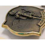 EO-5127 1978 Buckle Arizona J Lunge Morning Kachina The Great American Buckle Co. Solid Brass Native American
