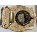 EO-5127 1978 Buckle Arizona J Lunge Morning Kachina The Great American Buckle Co. Solid Brass Native American