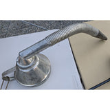 KK Metal Oil Funnel Vintage Flexible Spout Handle Automotive Garage Tool