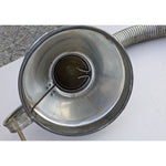 KK Metal Oil Funnel Vintage Flexible Spout Handle Automotive Garage Tool