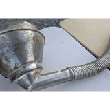 KK Metal Oil Funnel Vintage Flexible Spout Handle Automotive Garage Tool