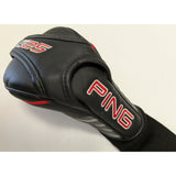 #4 G25 Head Cover for Ping 4 Golf Club Fairway Wood Black Red (HEAD COVER ONLY)