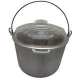 12 QT Guardian Service Medieval Aluminum Cookware Canner Kettle Rack Canning Glass Lid Pot