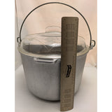 12 QT Guardian Service Medieval Aluminum Cookware Canner Kettle Rack Canning Glass Lid Pot