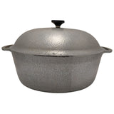 6 QT Club Hammercraft Oval Aluminum Dutch Oven Lid 12x9X5” Vintage Cookware USA