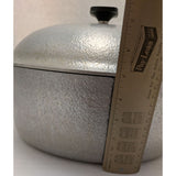 6 QT Club Hammercraft Oval Aluminum Dutch Oven Lid 12x9X5” Vintage Cookware USA
