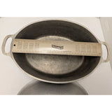 6 QT Club Hammercraft Oval Aluminum Dutch Oven Lid 12x9X5” Vintage Cookware USA