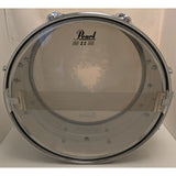 14" x7" Pearl Export Chrome Snare Drum Aquarian Head 124369 Taiwan Percussion