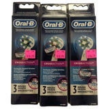 Lot Of 9 Oral-B CrossAction Toothbrush Replacement Heads 3 Packs New Triple Bristle Plunge