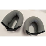 Bodyfit Sports Authority 5 Lb Ankle/Wrist Weights Pair Adjustable Grey Fleece Material Fitness Training