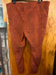 2X All in Motion Rust Snake Print Leggings