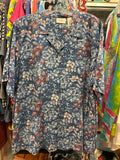 24W Liz Claiborne vintage Women's Floral Print Button-Up Shirt - Size 24W