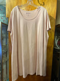 22/24 Roaman's Plus Size Soft Pink Tee