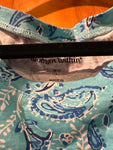 18/20 Woman Within Paisley Print Cold Shoulder Tunic - Size 18/20