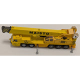 AS-IS FADED Maisto 1:43 Scale Yellow Mobile Crane M78 Construction Vehicle Die-Cast Metal M 78 MC Toy