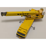AS-IS FADED Maisto 1:43 Scale Yellow Mobile Crane M78 Construction Vehicle Die-Cast Metal M 78 MC Toy