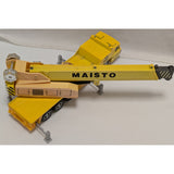 AS-IS FADED Maisto 1:43 Scale Yellow Mobile Crane M78 Construction Vehicle Die-Cast Metal M 78 MC Toy