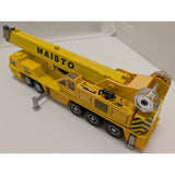 AS-IS FADED Maisto 1:43 Scale Yellow Mobile Crane M78 Construction Vehicle Die-Cast Metal M 78 MC Toy