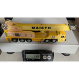 AS-IS FADED Maisto 1:43 Scale Yellow Mobile Crane M78 Construction Vehicle Die-Cast Metal M 78 MC Toy