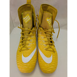 AS-IS 16 Men's Nike Yellow Force Savage Elite TD High Football Cleats 857063-717 Shoes