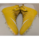 AS-IS 16 Men's Nike Yellow Force Savage Elite TD High Football Cleats 857063-717 Shoes