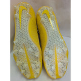 AS-IS 16 Men's Nike Yellow Force Savage Elite TD High Football Cleats 857063-717 Shoes