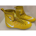 AS-IS 16 Men's Nike Yellow Force Savage Elite TD High Football Cleats 857063-717 Shoes