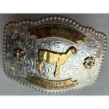 Wages German Silver Belt Buckle Butte County Fair Idaho CA Sheep Champion Lamb