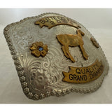 Wages German Silver Belt Buckle Butte County Fair Idaho CA Sheep Champion Lamb