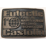 Eutectic Castolin Welding Technology Belt Buckle DynaBuckle Provo Utah Industrial Vintage Maintenance First In