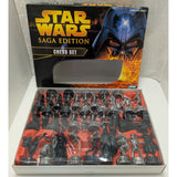 NFS Complete VGC Star Wars Saga Edition Chess Set Parker Brothers Darth Vader Themed 32 Pieces 2004