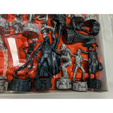 NFS Complete VGC Star Wars Saga Edition Chess Set Parker Brothers Darth Vader Themed 32 Pieces 2004